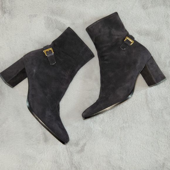 MONDI Italian leather and suede boots - Picture 1 of 10
